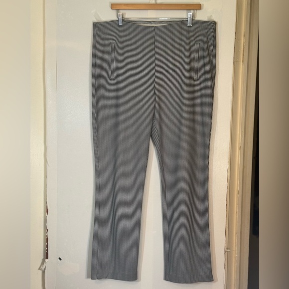 Chico's Juliet Straight-Leg Houndstooth Pants | Size 3 (US 16) - Picture 4 of 13